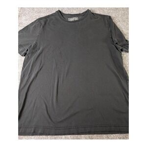 Banana Republic Authentic Tee Mens L Black 100% Supima Cotton Crewneck Shirt EUC